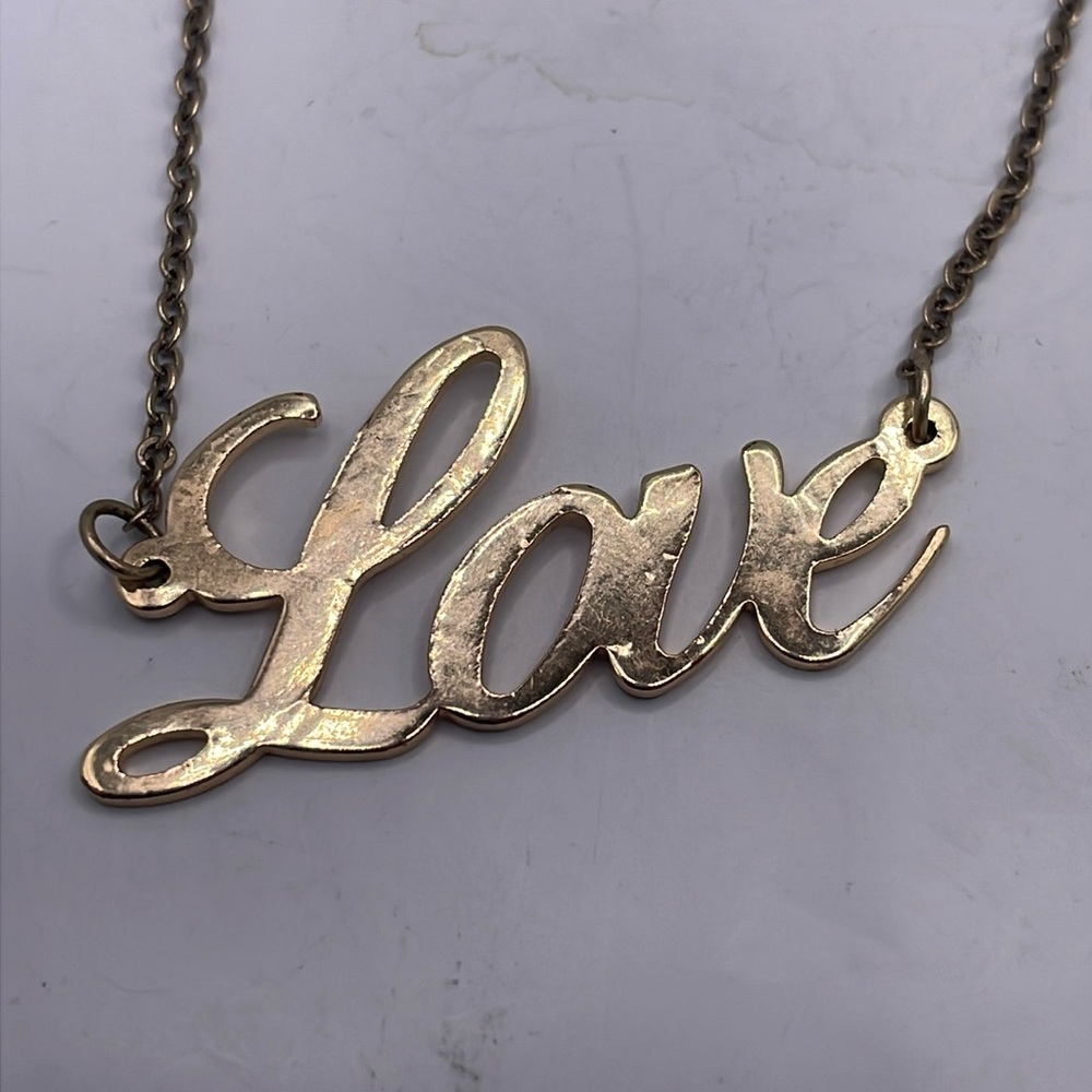 “LOVE” necklace